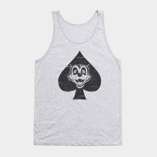 Felix ace black distressed Tank Top